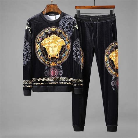 versace mens track|velvet tracksuit men's versace.